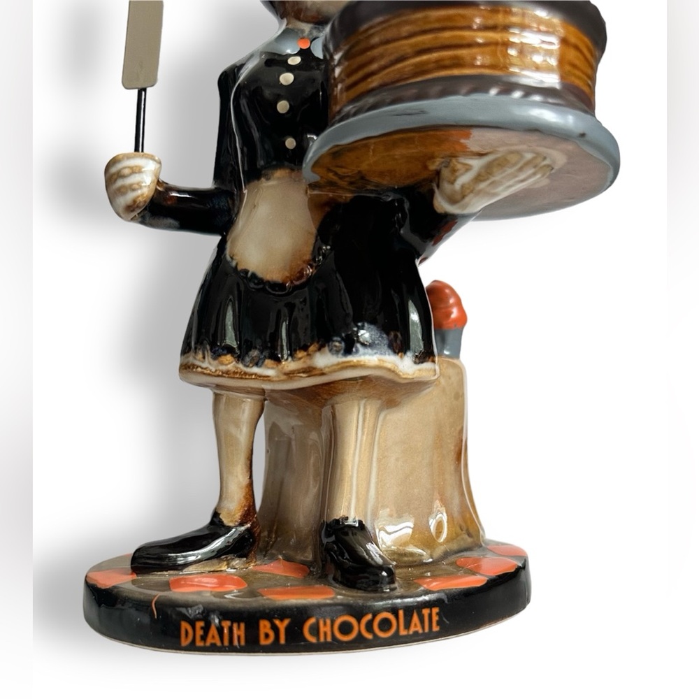 Fall Halloween Yankee Candle Boney DEATH BY CHOCOLATE Votive tealight holder - Picture 6 of 8